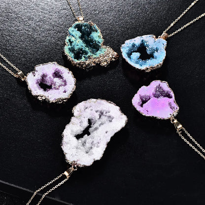 Collier en Pierre Agate Brute