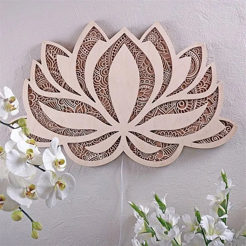 Lampe Lotus Murale