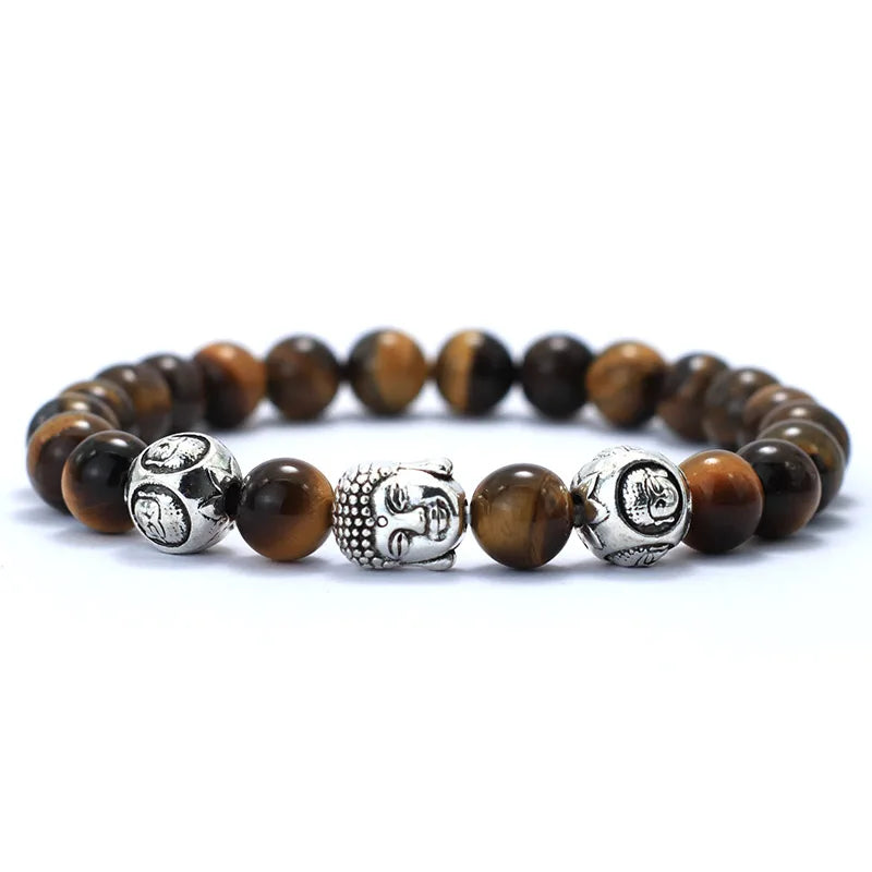 Bracelet Perle Bouddha Om Mani Padme Hum
