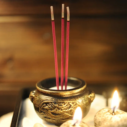 Jardin Zen Bouddha Méditation avec Porte-Encens