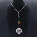 Collier 7 Chakra Fleur de Lotus Femme