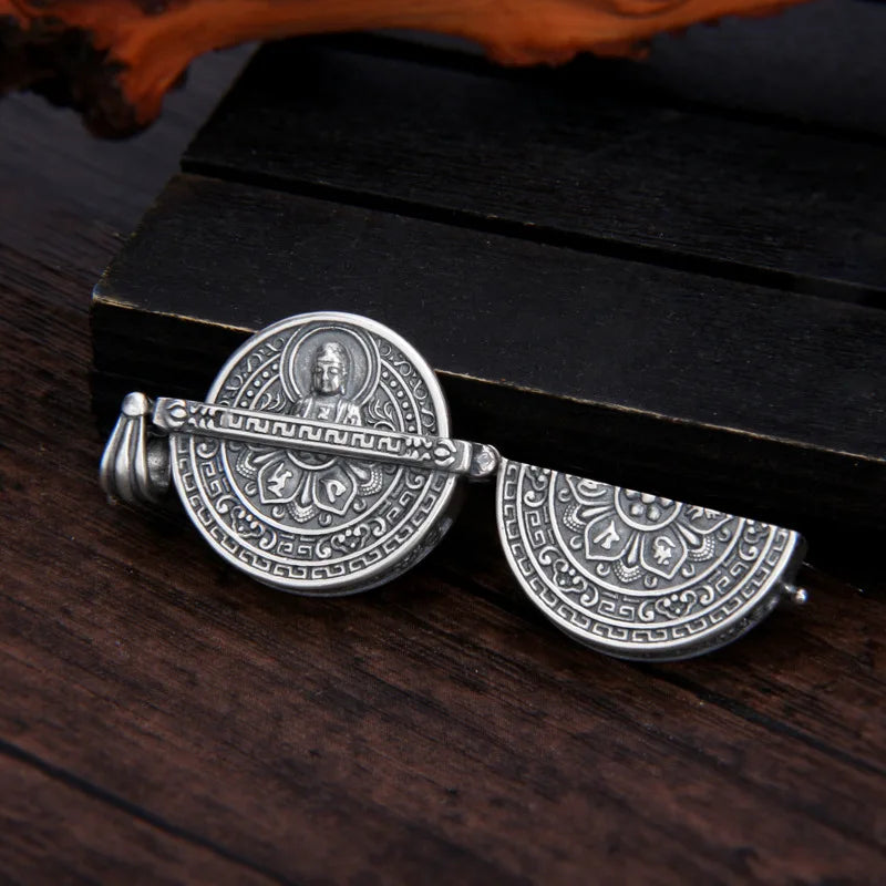 Pendentif Amulette Bouddha Mantra