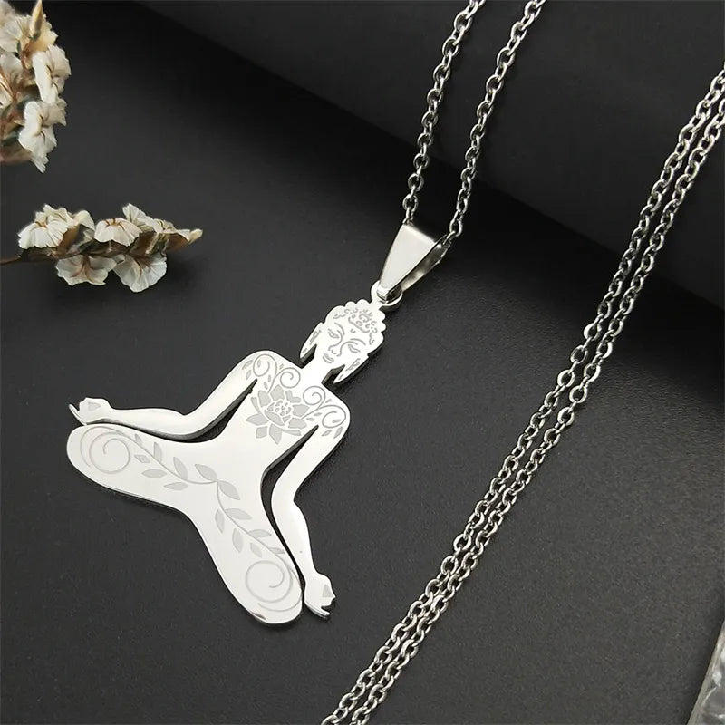 Pendentif Bouddha Acier