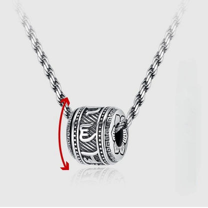 Pendentif Om Mani Padme Hum Rotatif