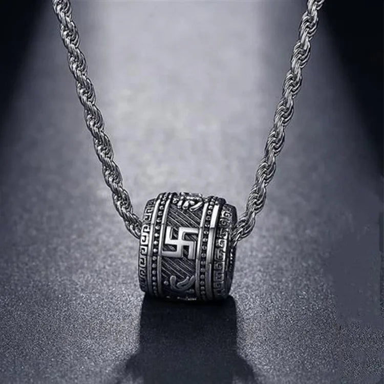 Pendentif Om Mani Padme Hum Rotatif