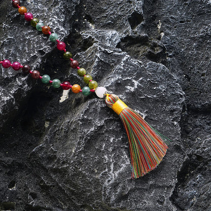 Mala Tibétain Pierres Précieuses