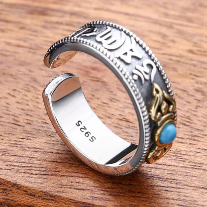 Bague Tibetaine en Argent