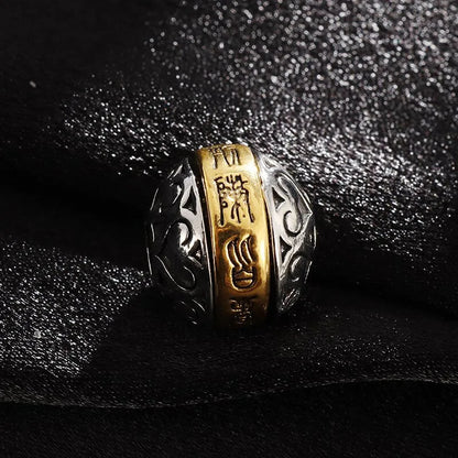 Pendentif Bouddhiste Om Rotatif