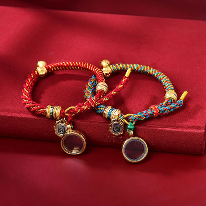 Bracelet Tibetain Tressé “Manjusri Thangka”