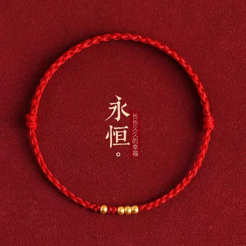 Bracelet Chinois Corde rouge du zodiaque