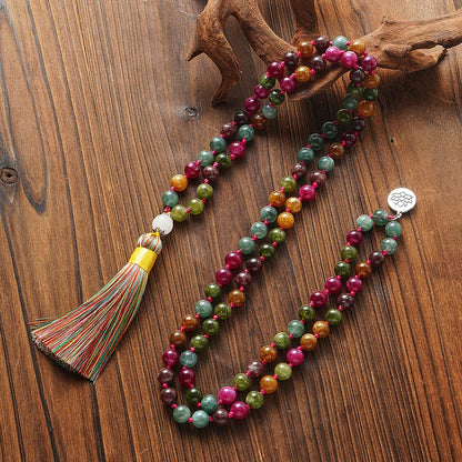 Mala Tibétain Pierres Précieuses