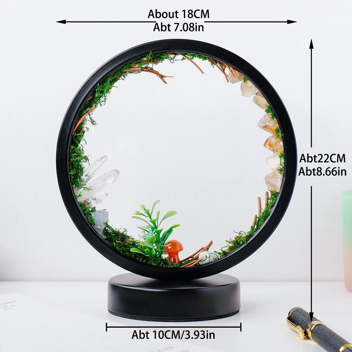Lampe de Chevet Forêt de Quartz