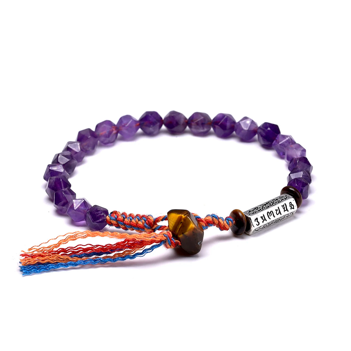 Bracelet Tibétain Om en Améthyste