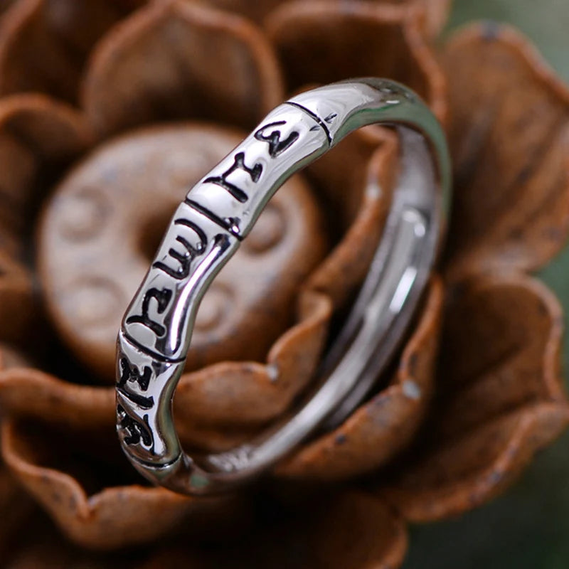 Bague Mantra Argent