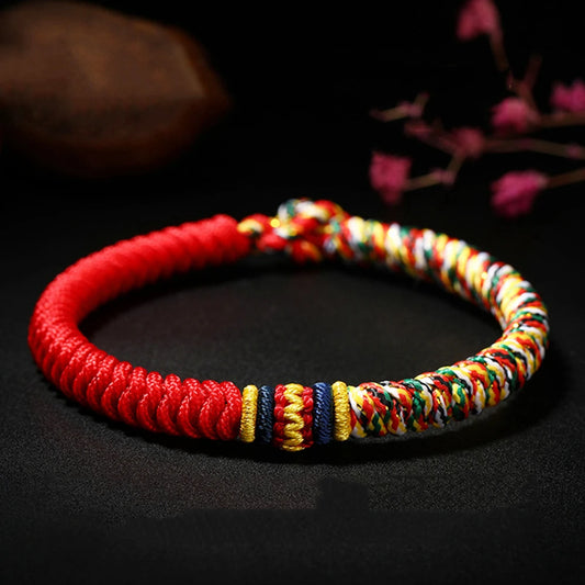 Bracelet Tressé Boudhiste Tibetain