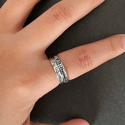 Bague Mantra Argent
