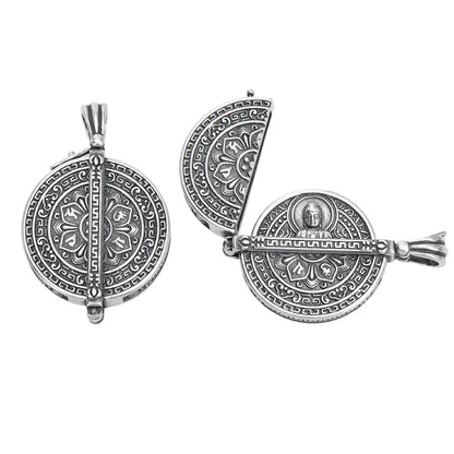 Pendentif Amulette Bouddha Mantra