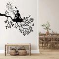 Stickers Bouddha sur une Branche d'arbre