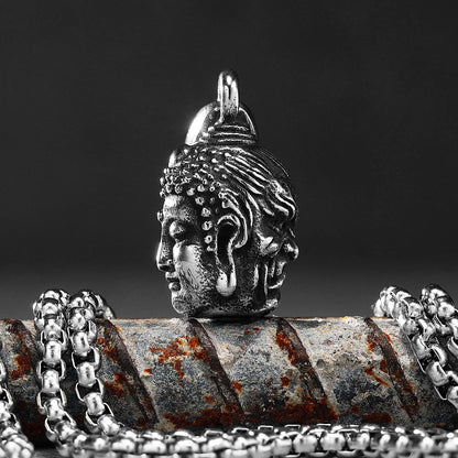 Pendentif Visage Bouddha Démon