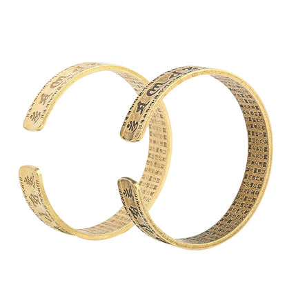 Bracelet Cuivre Tibétain Lotus