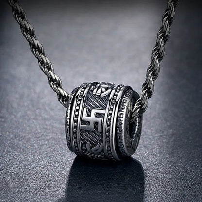 Pendentif Om Mani Padme Hum Rotatif