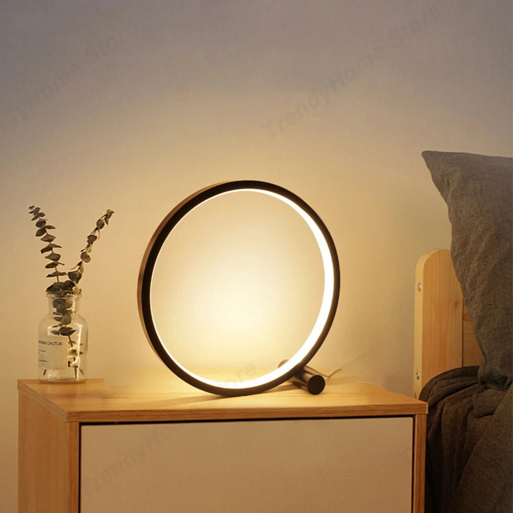 Détail du contrôle tactile dimmable de la lampe d'ambiance zen LED