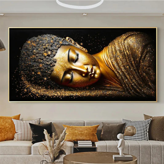 Tableau Bouddha Couché