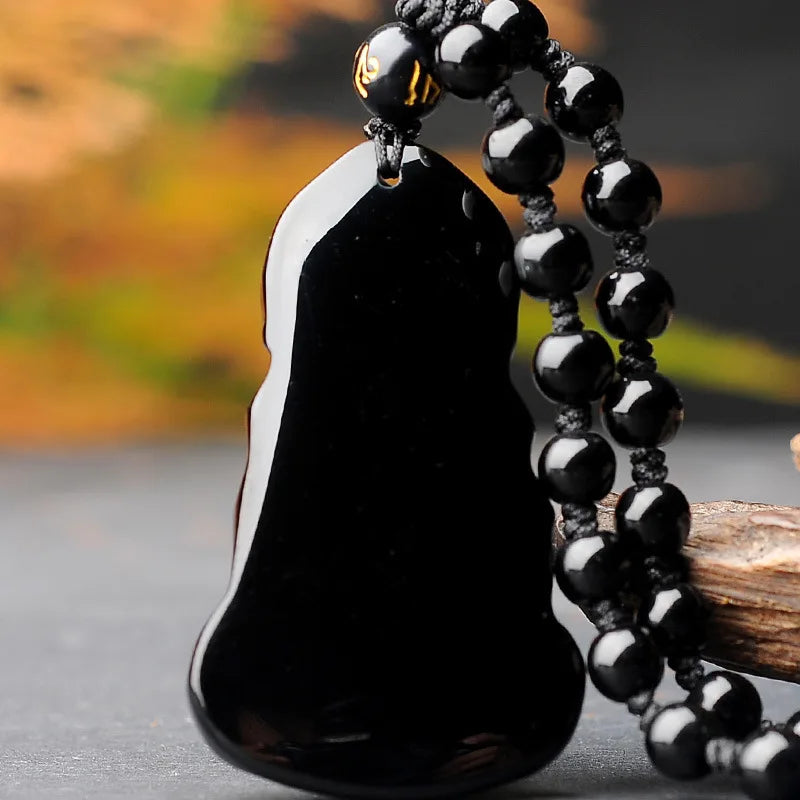 Pendentif Bébé Bouddha Noir