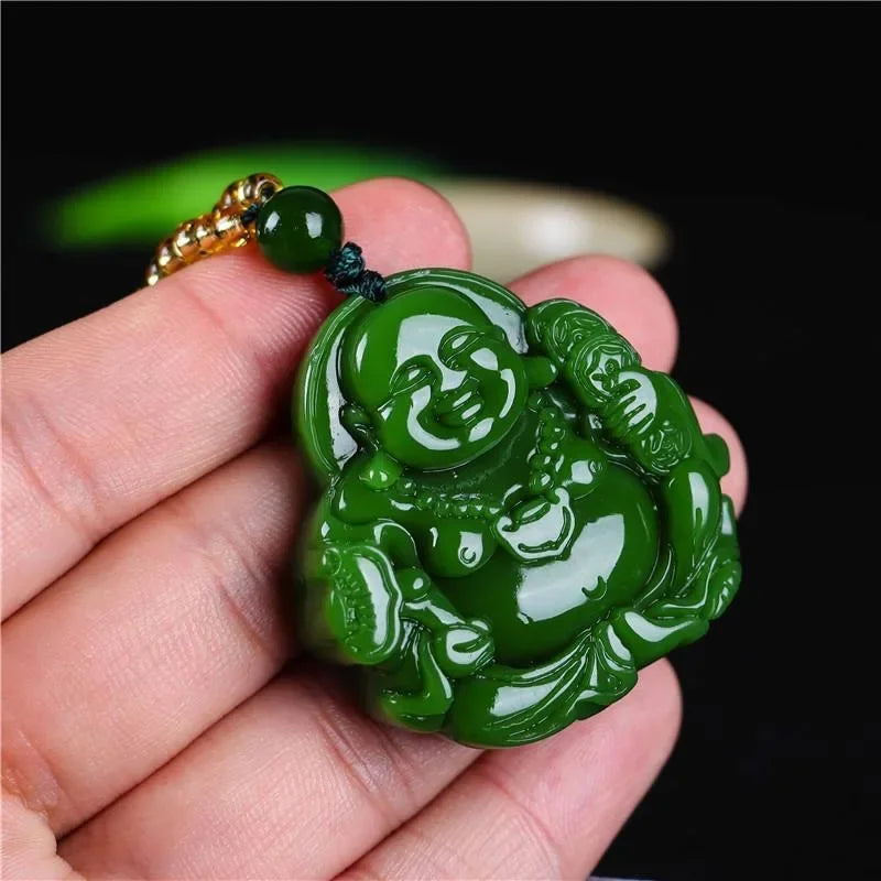 Pendentif en Jade Bouddha
