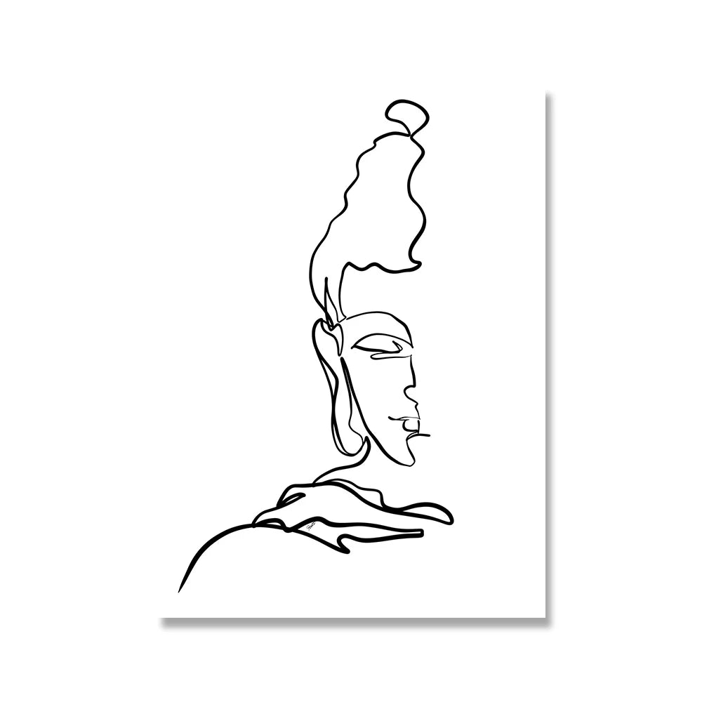 Poster Bouddha Namaste livré roulé dans tube de protection