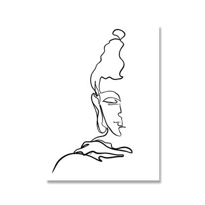 Poster Bouddha Namaste livré roulé dans tube de protection