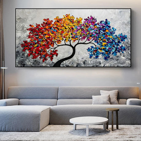 Tableau Arbre de Vie Coloré