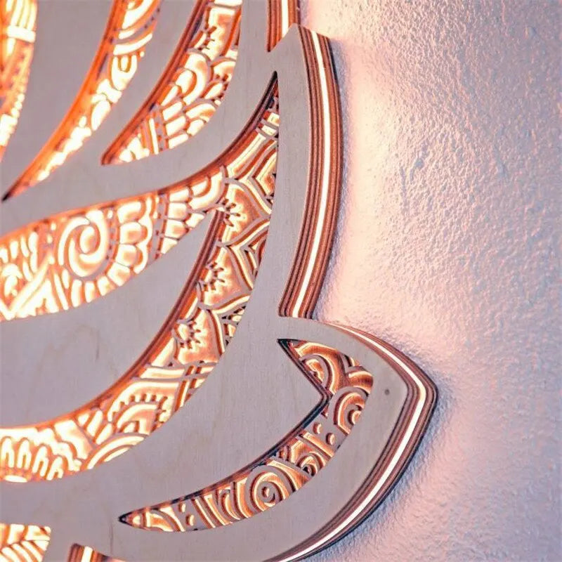 Lampe Lotus Murale