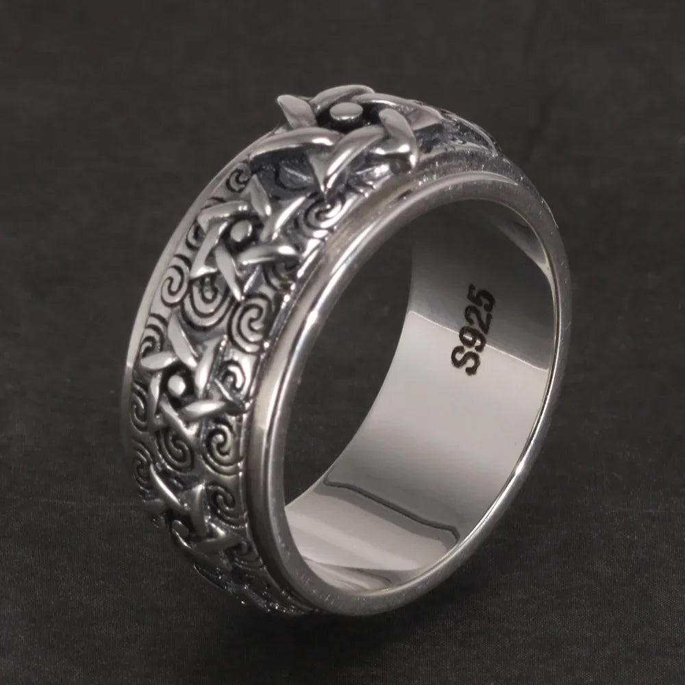 Bague de Prière Bouddhiste (Tournante)