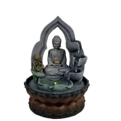 Fontaine Intérieur Zen Temple Bouddhiste