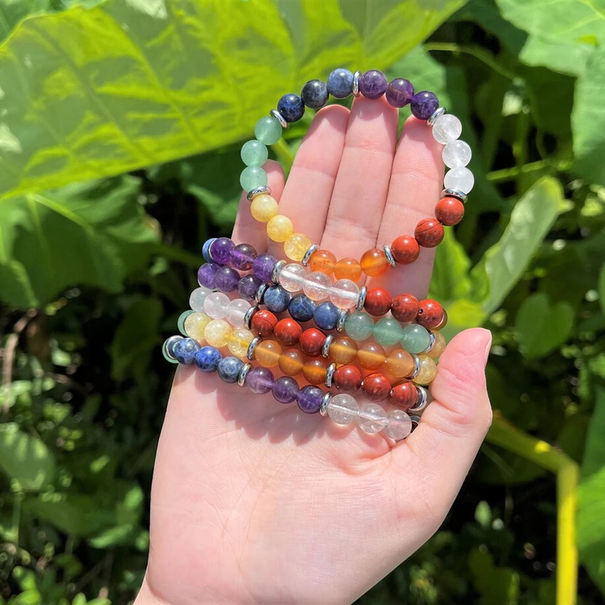 Bracelet 7 Chakras Multi-Pierres