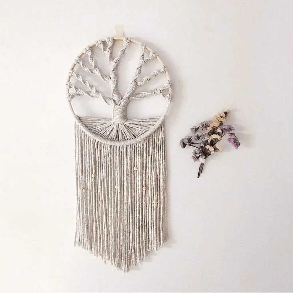 Attrape Reve Arbre de Vie Macrame