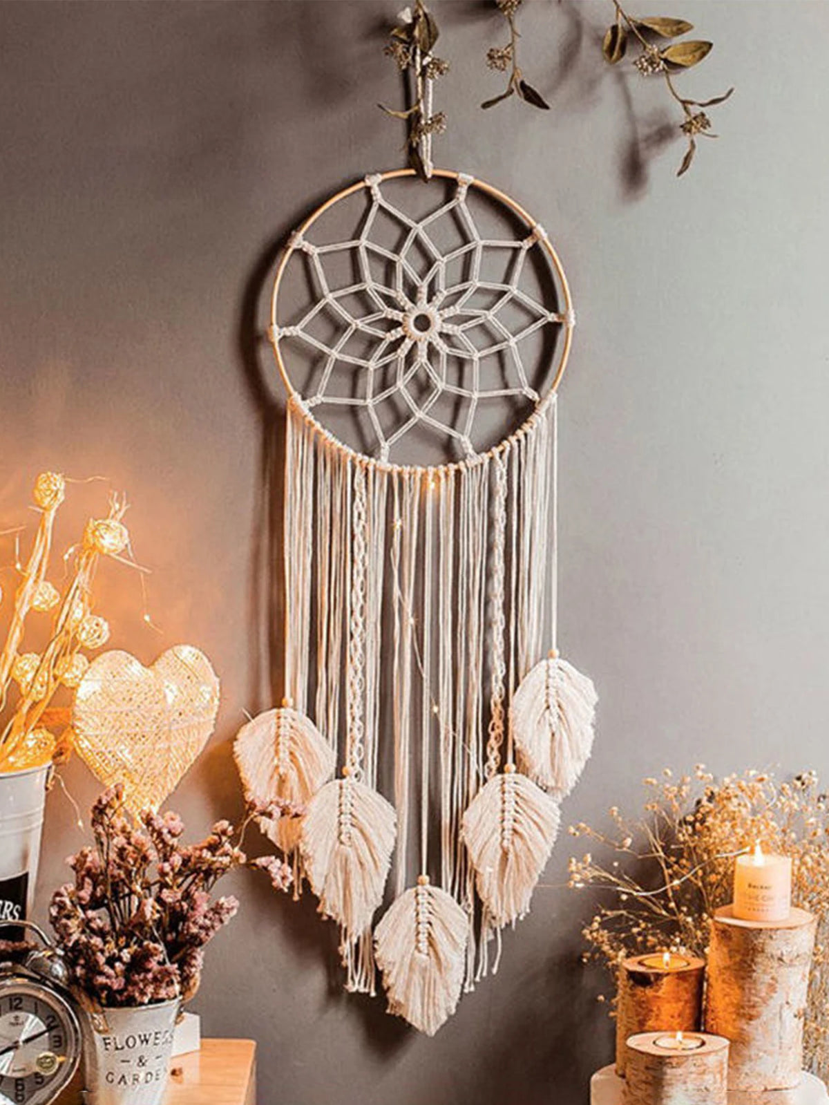 Attrape Reve Lotus Macrame