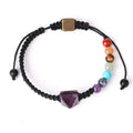 Bracelet 7 Chakras Femme Motif Méditation