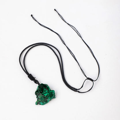 Collier Malachite Brute