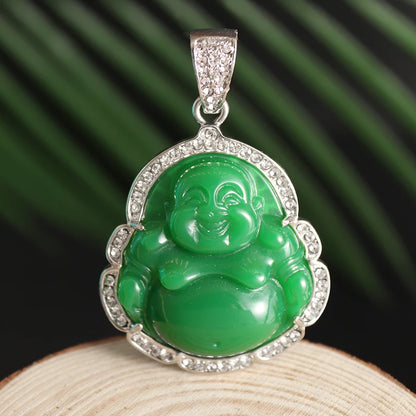 Pendentif Bouddha Jade Véritable