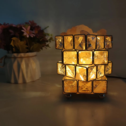 Lampe de Sel de L’Himalaya en Cube