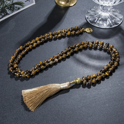 Mala Tibétain Oeil du Tigre