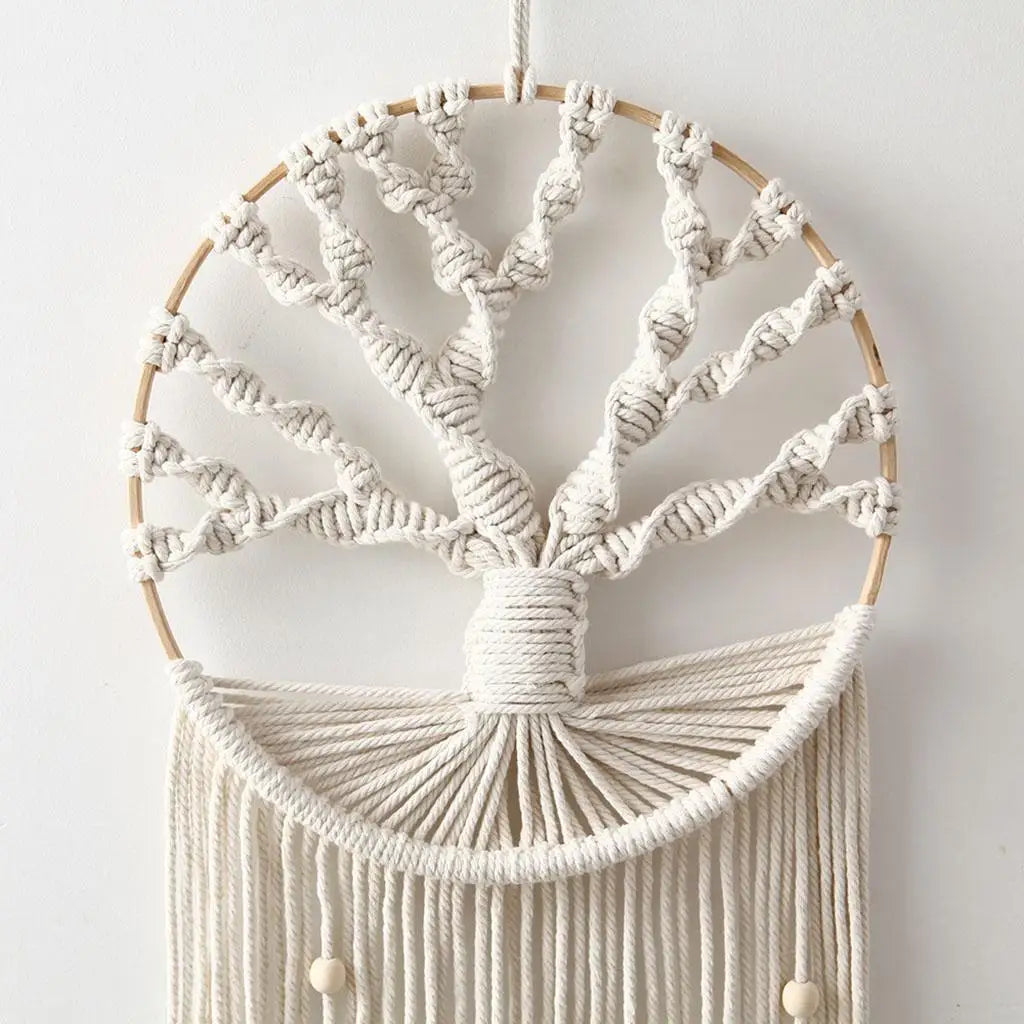 Attrape Reve Arbre de Vie Macrame
