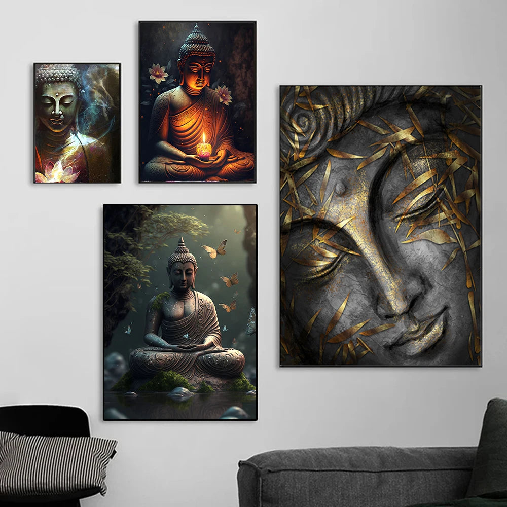Poster Mural Bouddha