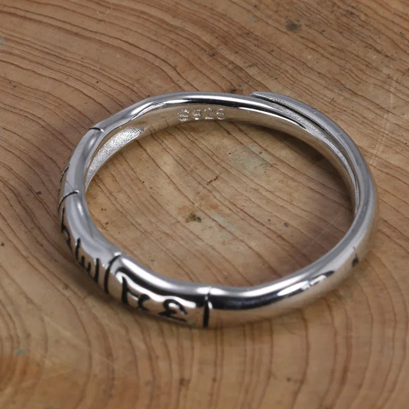 Bague Mantra Argent