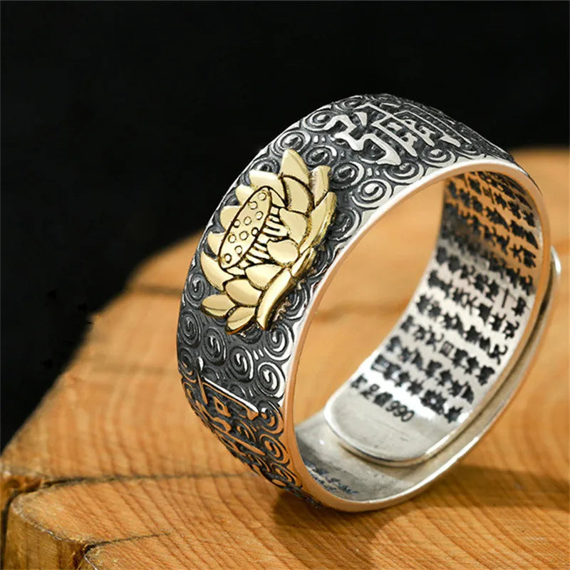 Bague Ouverte Bouddhiste