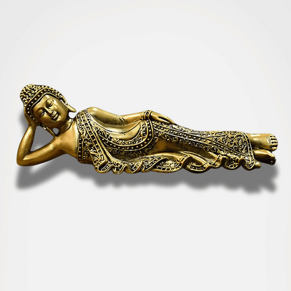 Statue Bouddha couché en résine