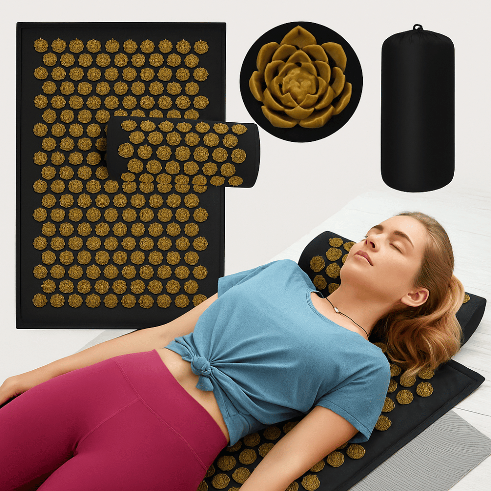 Tapis de Yoga d'acupression Fleur de Lotus