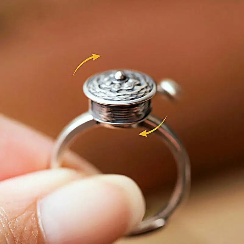 Bague Bouddhiste Antistress